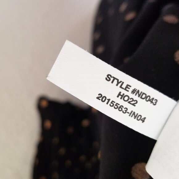 Madewell Lucie V-Neck Smocked Mini Dress in Oval Dot True Black Smocked S $119 - Picture 11 of 16